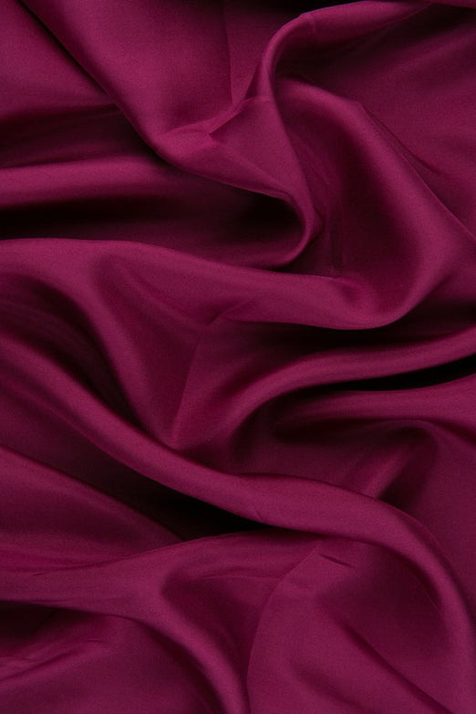 Magenta Purple Habotai Silk Fabric