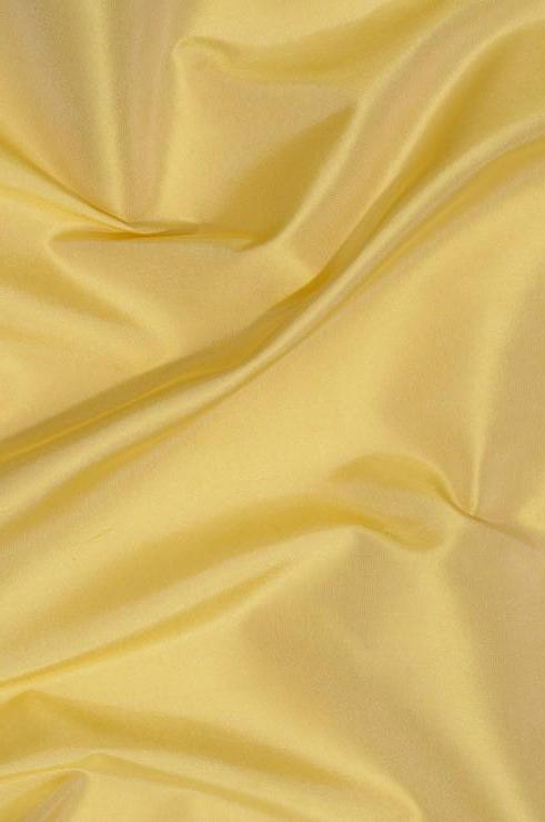 Maize Yellow Taffeta Silk Fabric