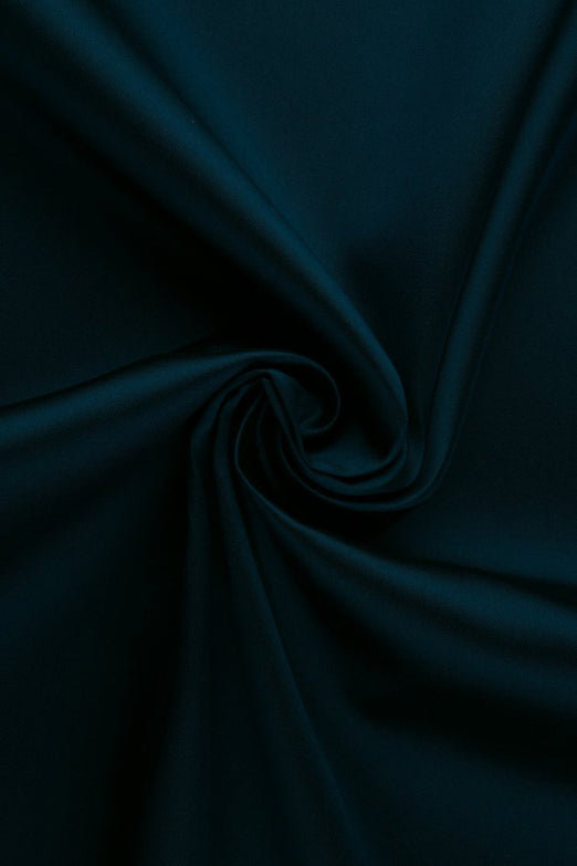 Mallard Blue Silk Wool Fabric