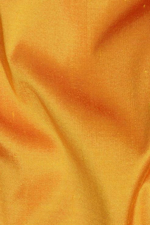 Marigold Silk Shantung 54" Fabric