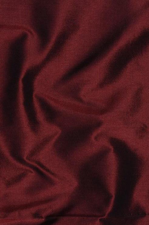 Maroon Taffeta Silk Fabric