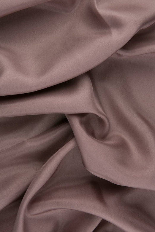 Mauve Taupe Habotai Silk Fabric