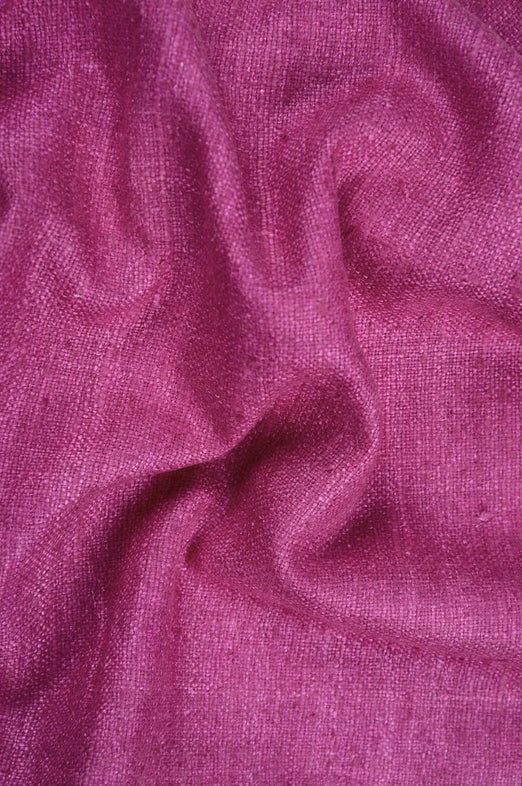 Merlot Red Silk Linen (Matka) Fabric