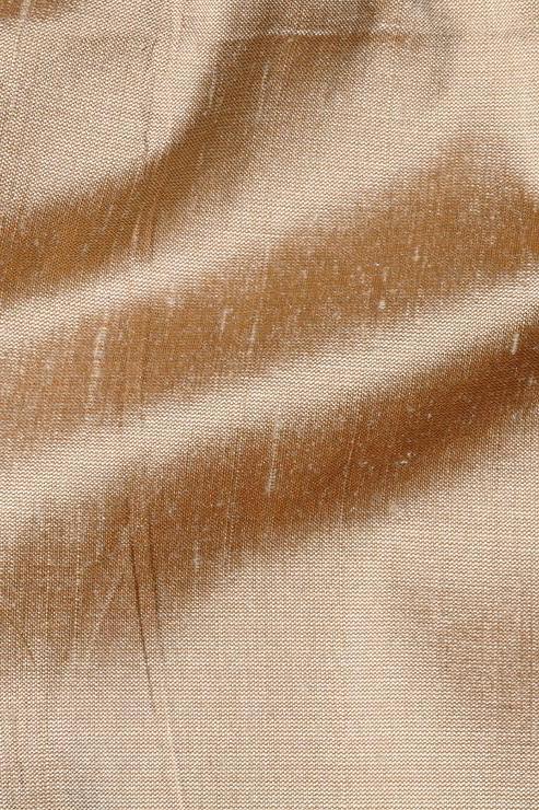 Copper Silk Shantung 44" Fabric