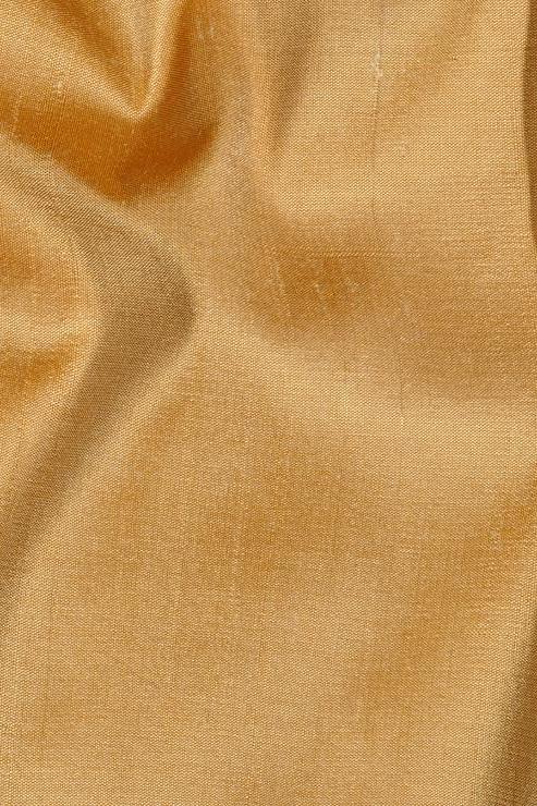 Molten Bronze Silk Shantung 54" Fabric