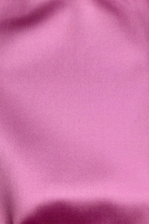 Deep Lilac Silk Blend Mikado Fabric