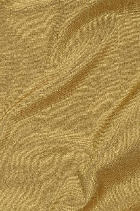 Mustard Gold Silk Shantung 54" Fabric