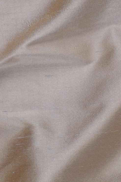 Nomad Beige Silk Shantung 54" Fabric