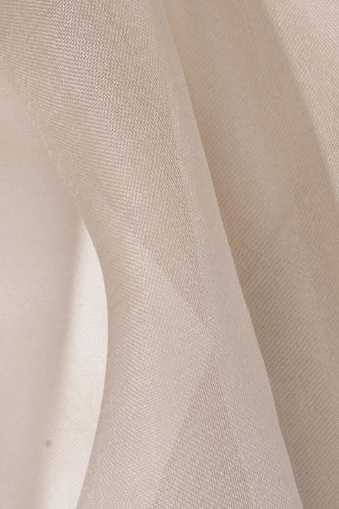 Ivory silk organza fabric