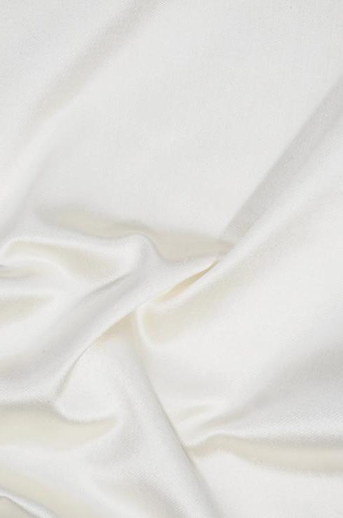 Off White Italian Shantung Silk Fabric