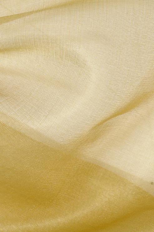 Olive Oil Silk Organza Fabric