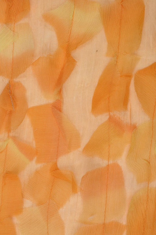 Orange Silk Chiffon Petal 600 Fabric