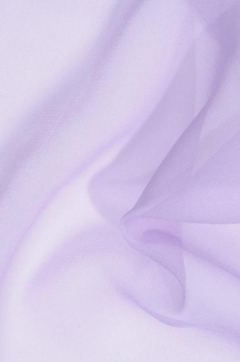 Orchid Lavender Silk Georgette Fabric