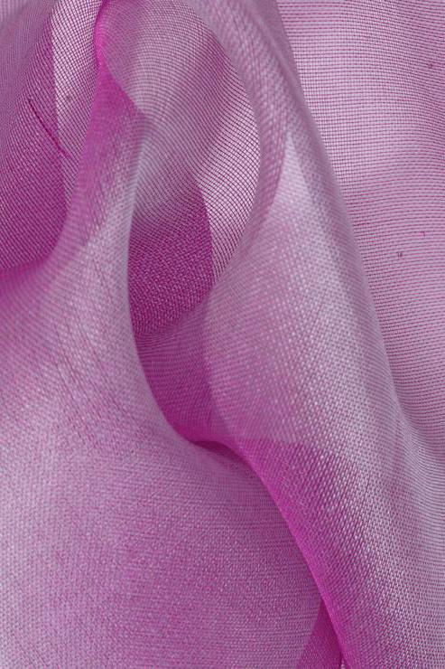 Orchid Purple Silk Organza Fabric