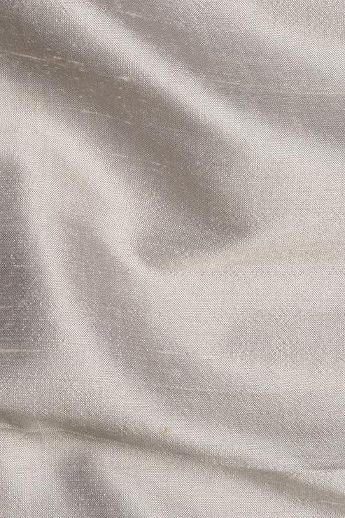 Oyster Gray Silk Shantung 54" Fabric