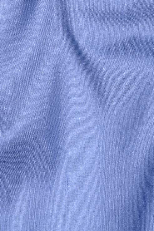 Parisian Blue Silk Shantung 54" Fabric