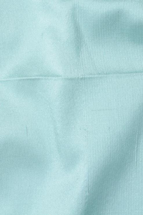 Pastel Turquoise Silk Shantung 54" Fabric