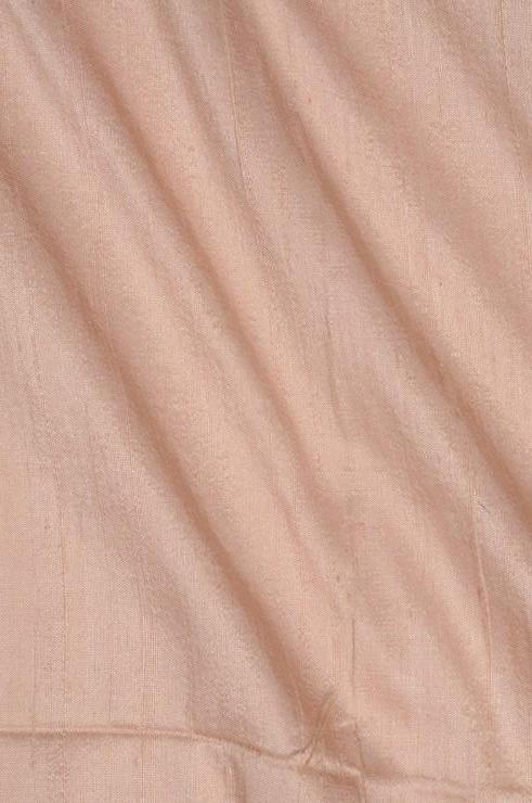 Peach Dupioni Silk Fabric