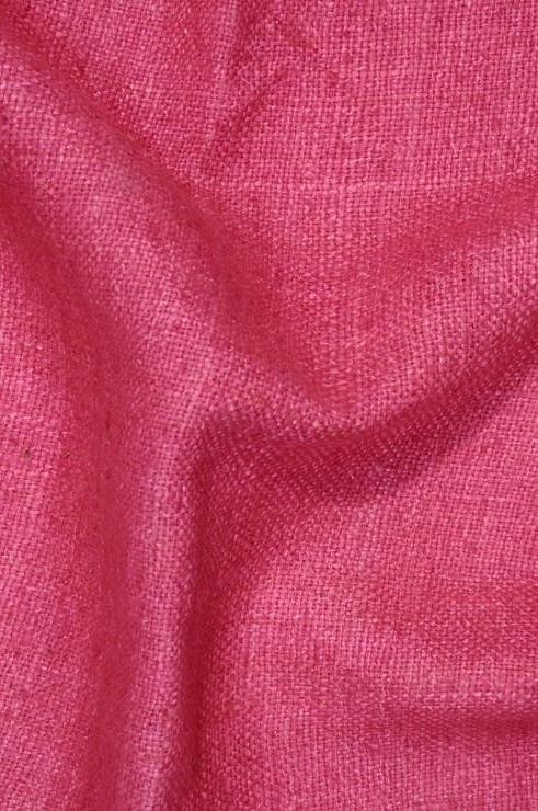 Pink Silk Linen (Matka) Fabric