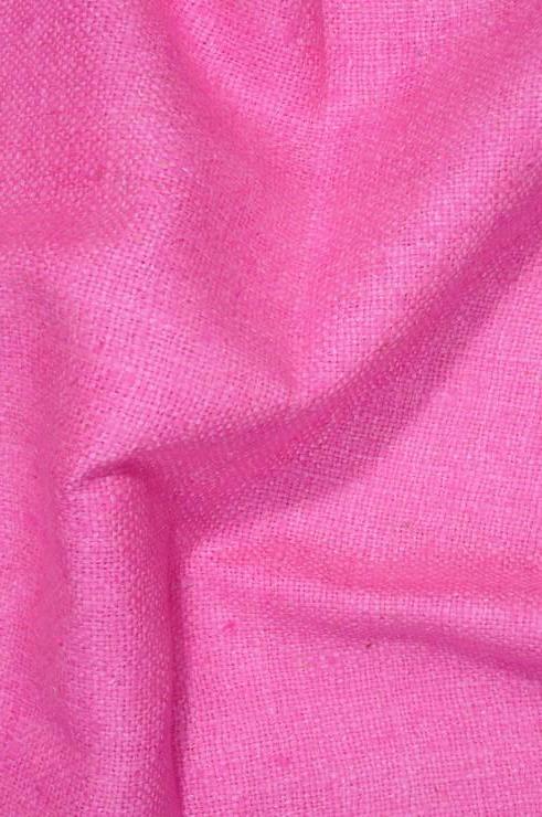 Pink Icing Silk Linen (Matka) Fabric