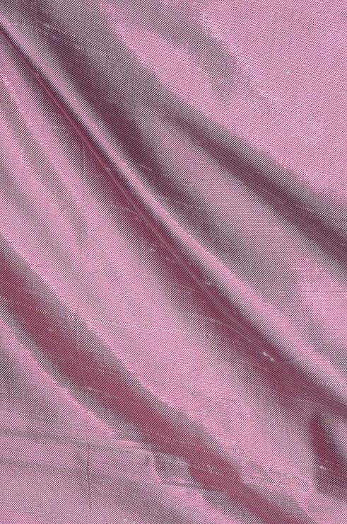 Pink Nectar Metallic Shantung Silk Fabric