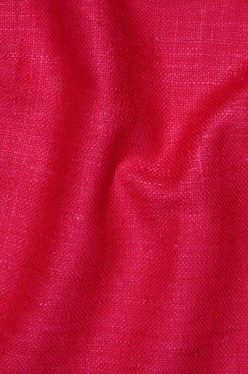 Pinkish Purple Silk Linen (Matka) Fabric