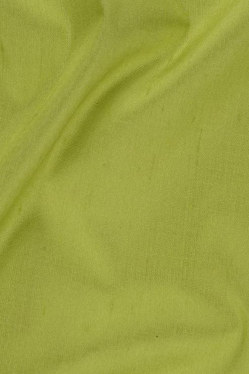 Pistachio Green Silk Shantung 54" Fabric