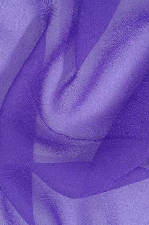 Purple Silk Georgette Fabric