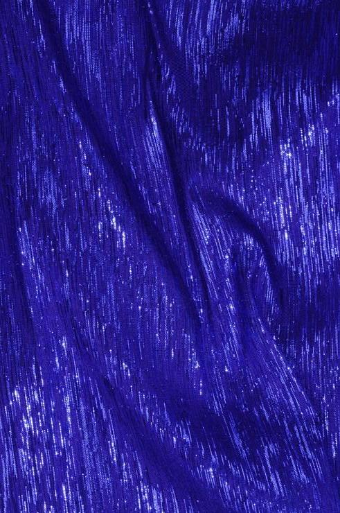 Purple Blue Metallic Shantung Silk Fabric