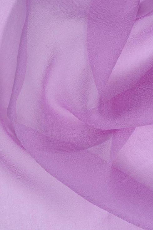 Purple Pink Silk Georgette Fabric