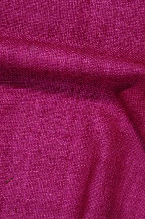 Purple Pink Silk Linen (Matka) Fabric