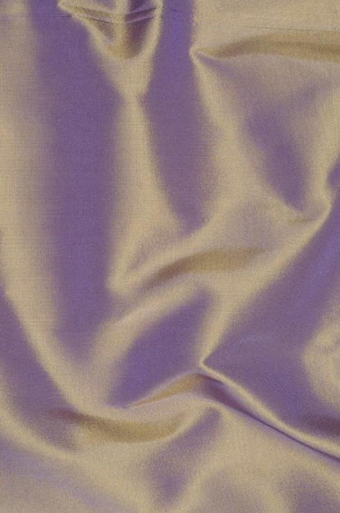 Purple Silver Taffeta Silk Fabric
