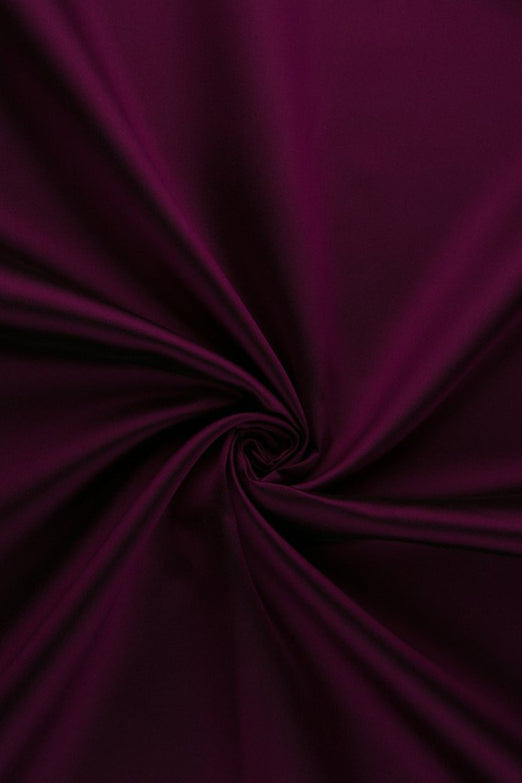 Purple Wine Silk Wool Fabric