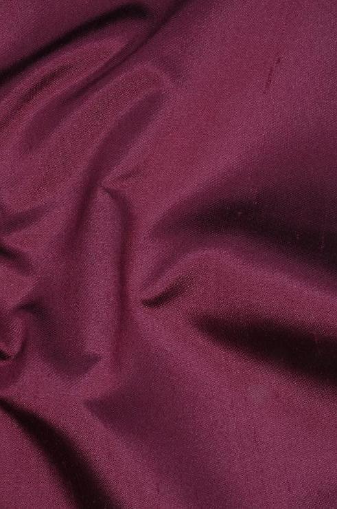 Red Violet Italian Shantung Silk Fabric
