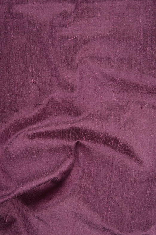 Red Violet Dupioni Silk Fabric