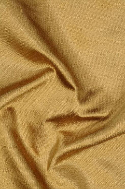 Rich Gold Italian Shantung Silk Fabric