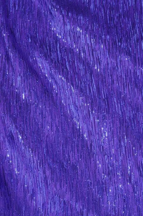 Royal Lilac Purple Metallic Shantung Silk Fabric