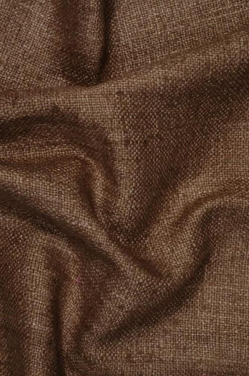 Rust Silk Linen (Matka) Fabric