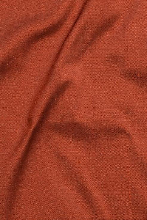 Rust Silk Shantung 54" Fabric