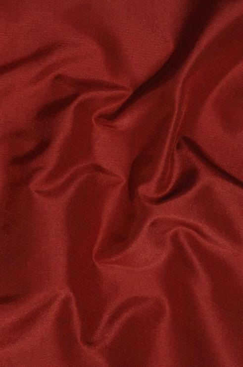 Rusty Red Taffeta Silk Fabric