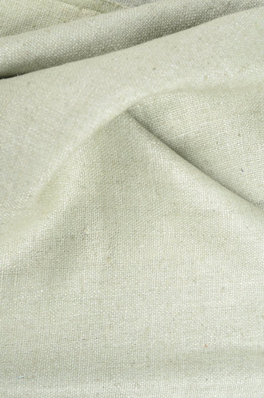 Sage Green Silk Linen (Matka) Fabric