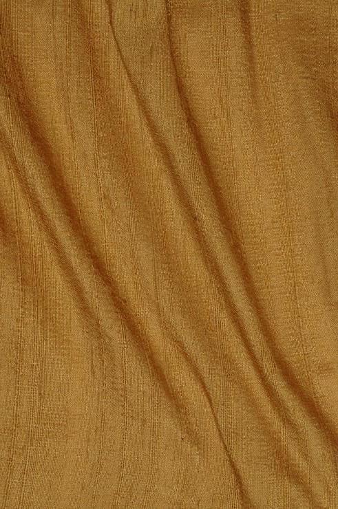 Satin Gold Dupioni Silk Fabric