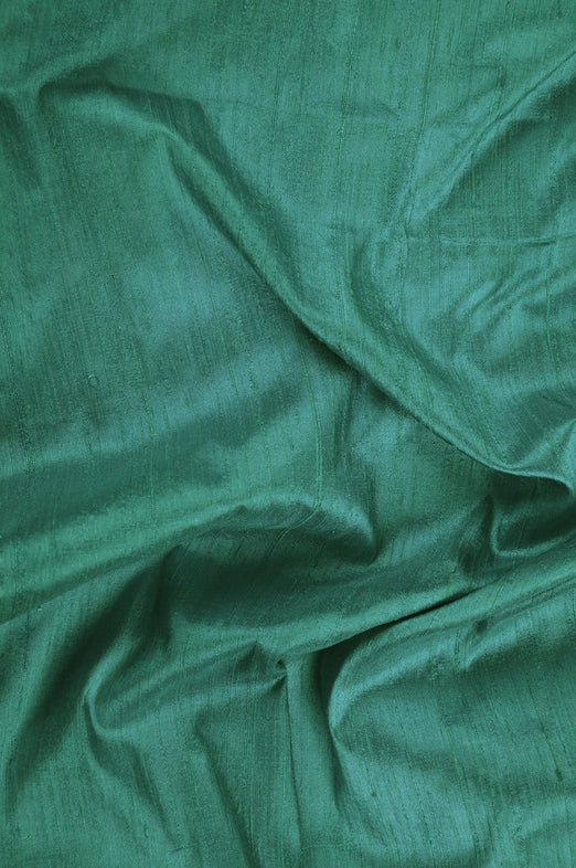 Sea Blue Dupioni Silk Fabric