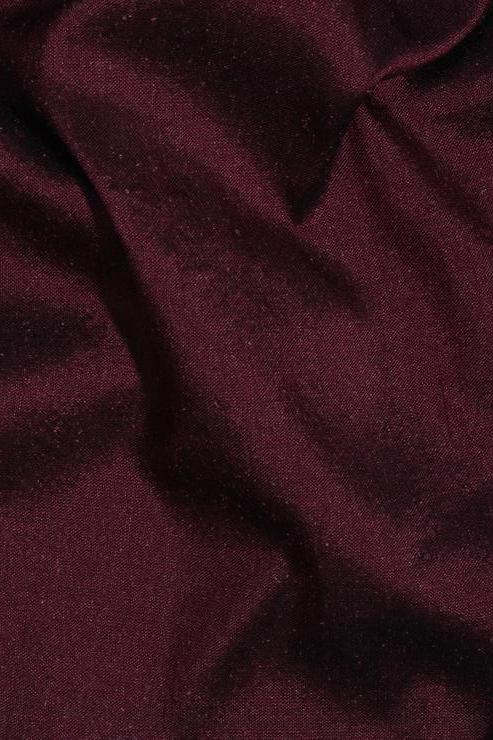 Fig Purple Silk Shantung 54" Fabric