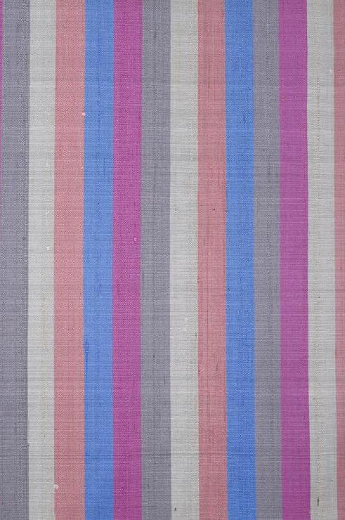 Multi-Color Striped Silk Shantung 151 Fabric