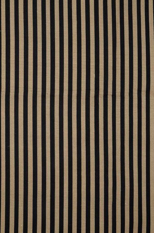 Black Gold 163 Striped Silk Shantung