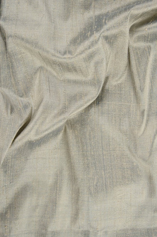 Silver Lake Blue Dupioni Silk Fabric