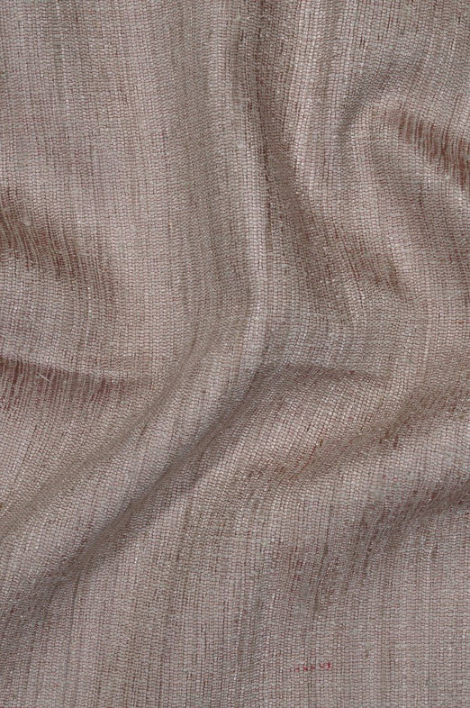 Silver Mink Katan Matka Silk Fabric