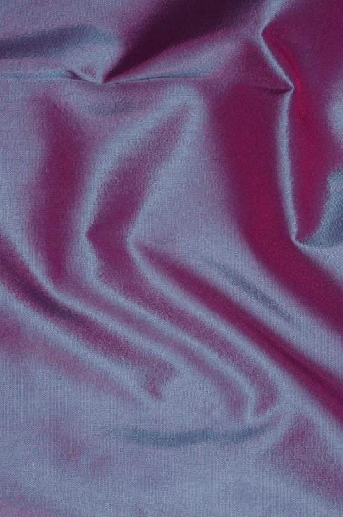 NY Designer Fabrics Silver Purple Metallic Shantung Silk Fabric