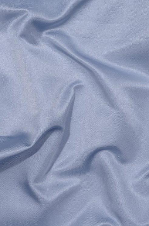 Sky Blue Silk Duchess Satin Fabric